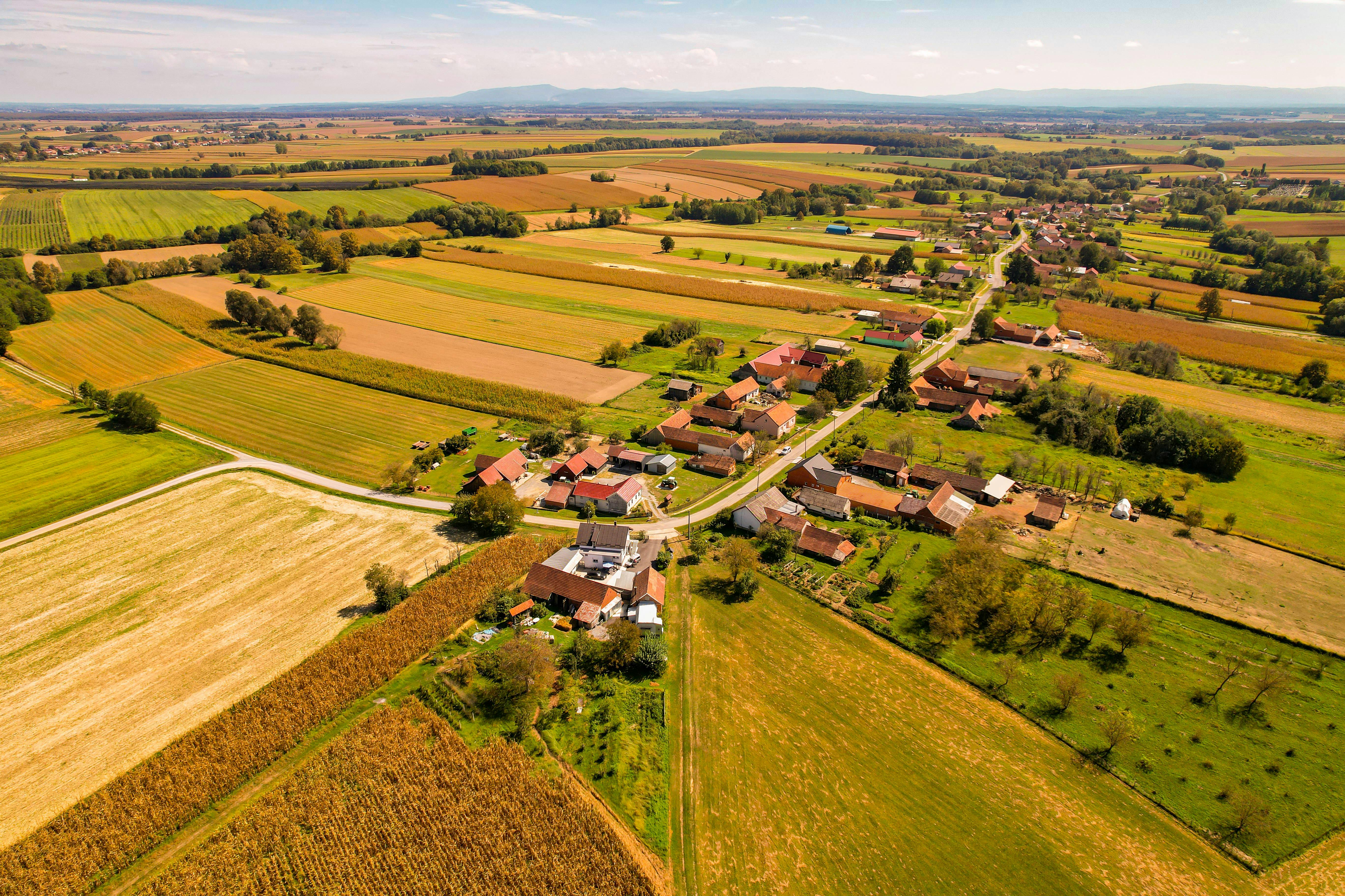 Rural community with fiber internet coverage